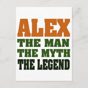 Postal Alex - el hombre, el mito, la leyenda!