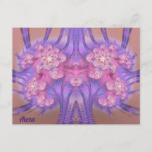ALEXA ~ Diseño 3D rosa y púrpura Pastel ~