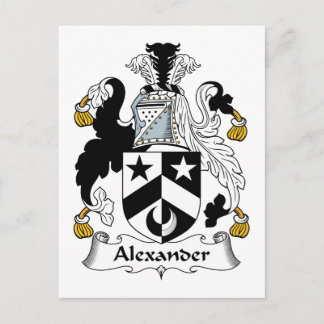 Postal Alexander Family Crest