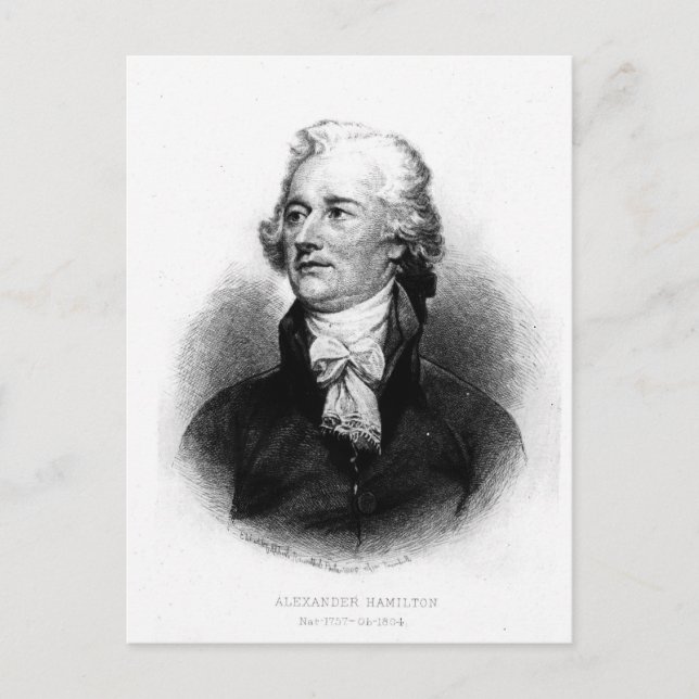 Postal Alexander Hamilton (Anverso)