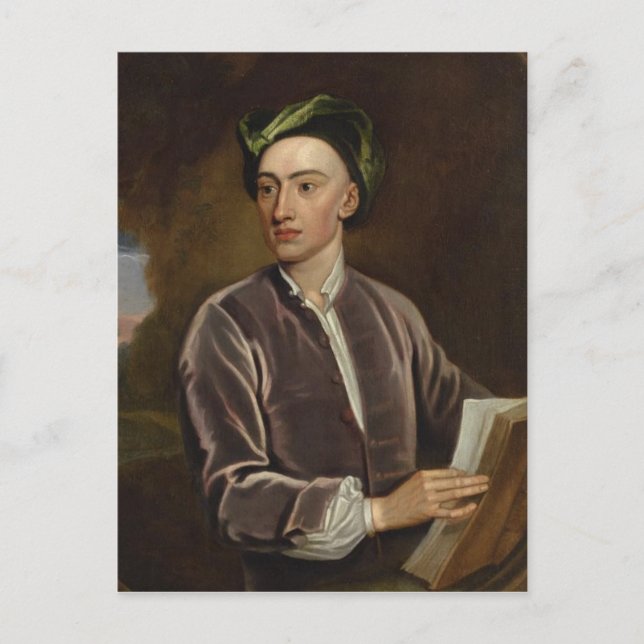 Postal Alexander Pope (Anverso)
