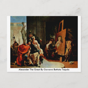 Postal Alexander The Great De Giovanni Battista Tiepolo
