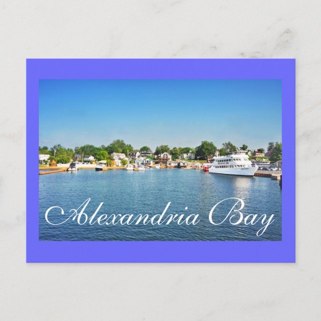 Postal Alexandria Bay, Nueva York, EE.UU. (Anverso)