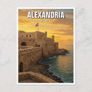 Postal Alexandria Qaitbay Citadel Travel