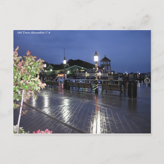 Postal Alexandria V.A. Postcard (Anverso)