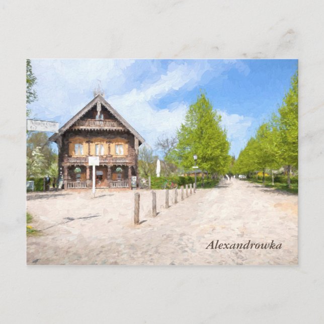 Postal Alexandrowka Potsdam (Anverso)