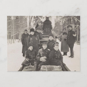 Postal Alexis Romanov, hijo del zar de Rusia