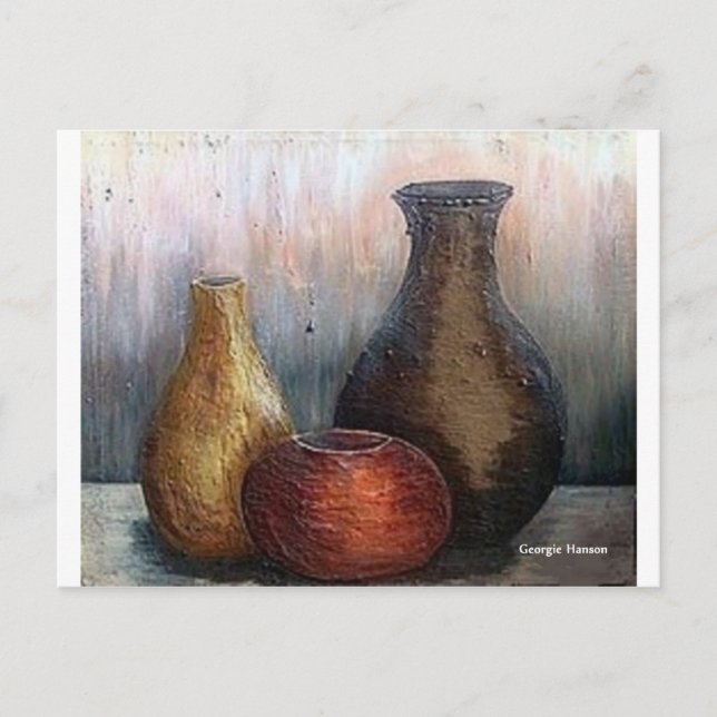 Postal Alfabetización africana por Georgie Hanson (Anverso)