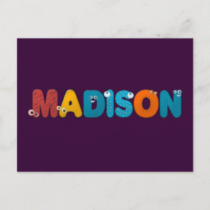 Postal alfabeto animal Madison