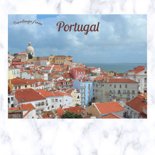 Postal Alfama Lisboa Portugal