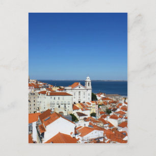 Postal Alfama, Lisboa, Portugal
