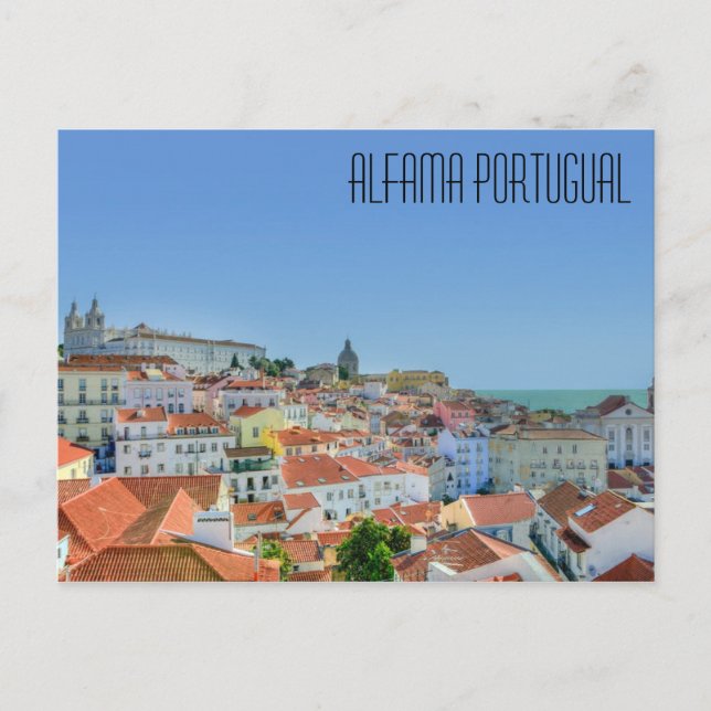 Postal Alfama Portugal (Anverso)