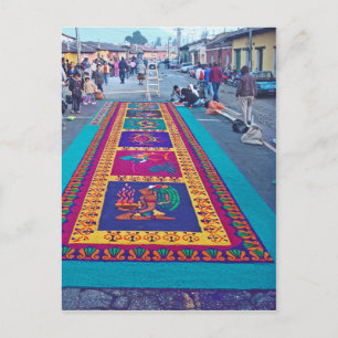 Postal Alfombras de La Antigua