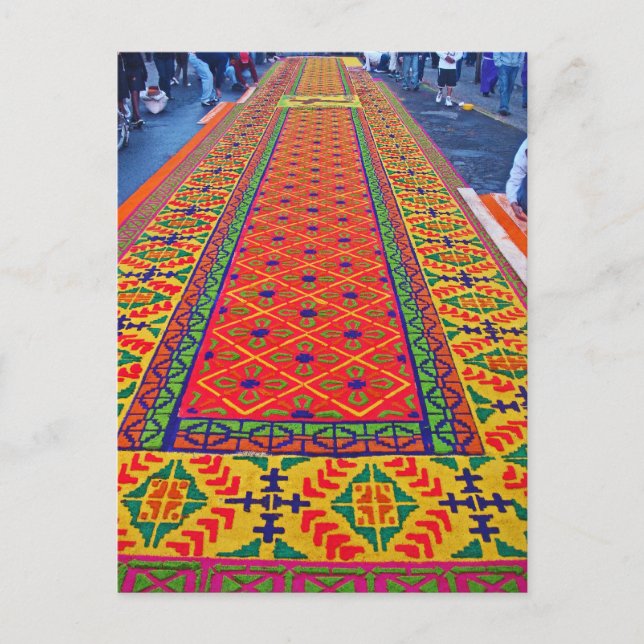 Postal Alfombras de La Antigua 3 (Anverso)