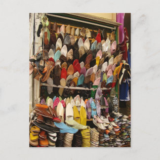 Postal Alfombrilla de ratón - Vendedor de zapatos Tangier