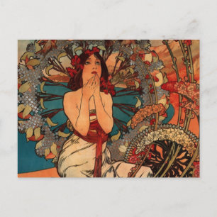 Postal Alfons Mucha Monaco Monte Carlo