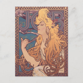 Postal Alfonse Mucha Job Art Nouveau