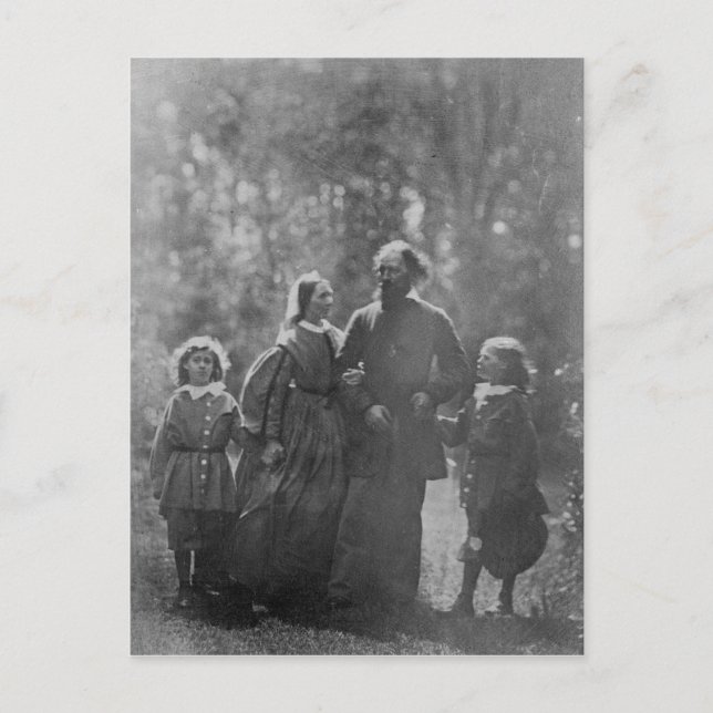 Postal Alfred, Lord Tennyson (Anverso)