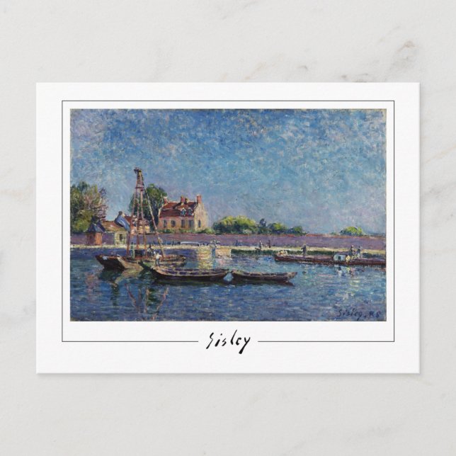 Postal Alfred Sisley #144 - Postcard Bella Artes (Anverso)