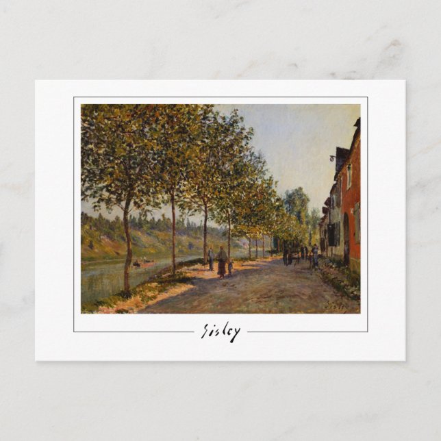 Postal Alfred Sisley #14 - Postcard Bella Artes (Anverso)