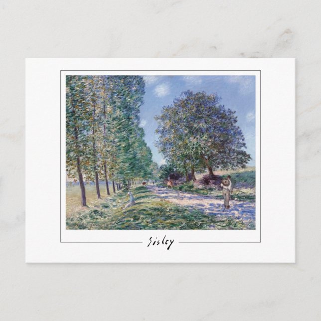 Postal Alfred Sisley #152 - Postcard Bella Artes (Anverso)