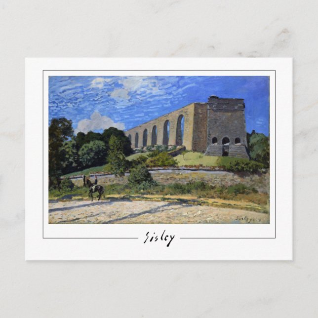 Postal Alfred Sisley #16 - Postcard Bella Artes (Anverso)