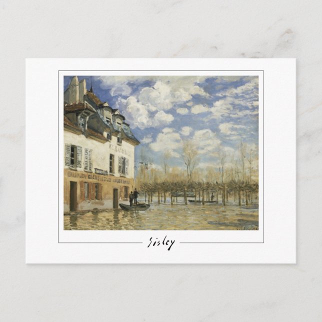 Postal Alfred Sisley #17 - Postcard Bella Artes (Anverso)