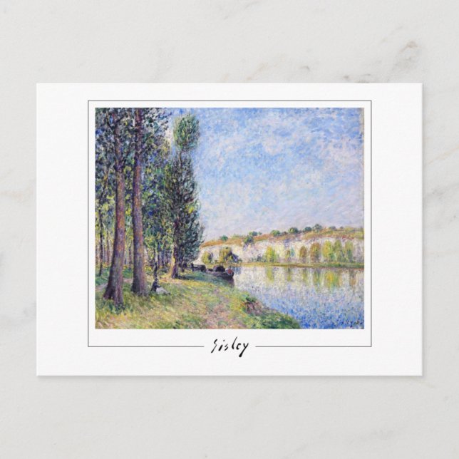 Postal Alfred Sisley #19 - Postcard Bella Artes (Anverso)
