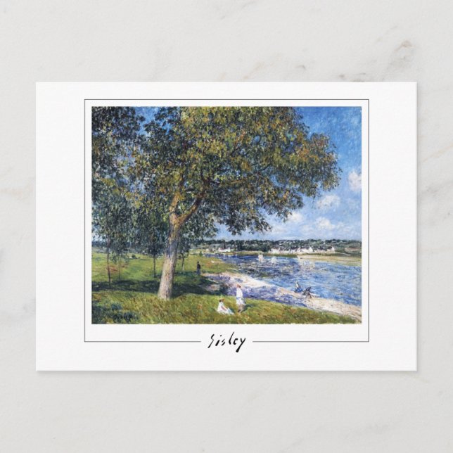 Postal Alfred Sisley #207 - Postcard Bella Artes (Anverso)