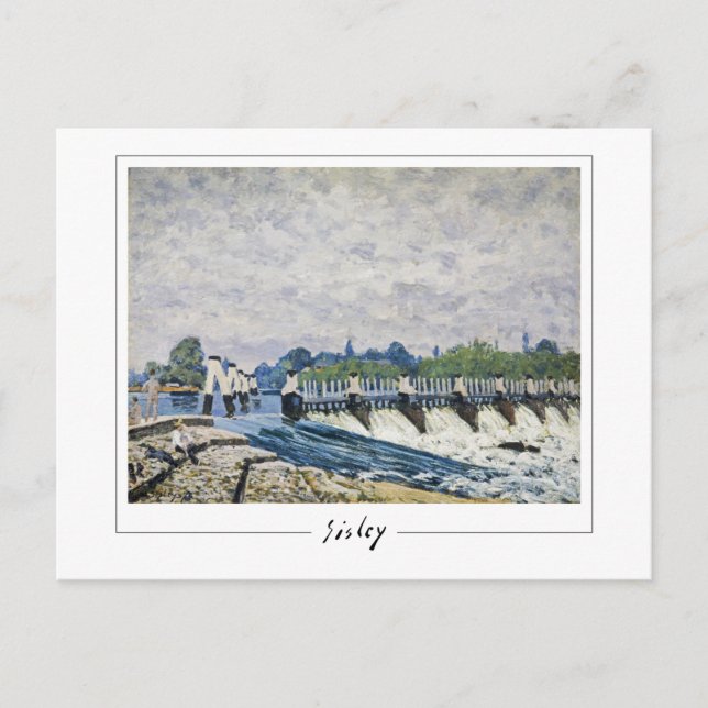 Postal Alfred Sisley #3 - Postcard Bella Artes (Anverso)