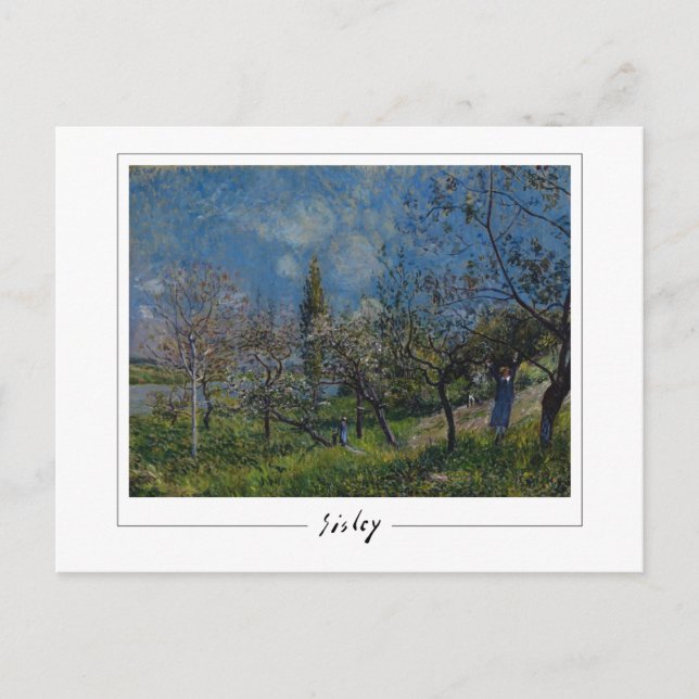Postal Alfred Sisley #5 - Postcard Bella Artes (Anverso)