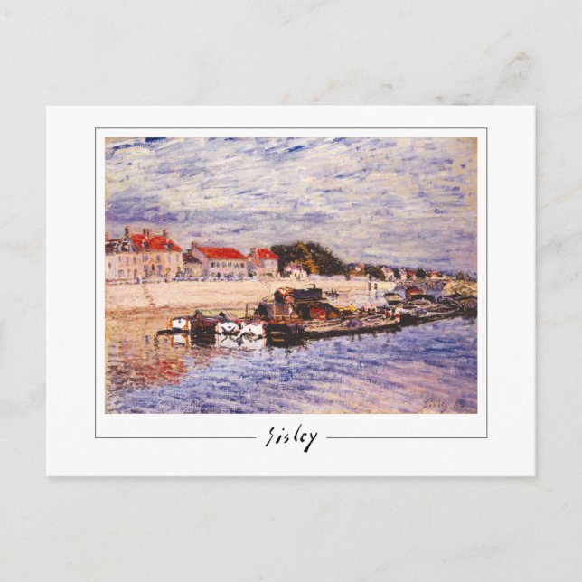 Postal Alfred Sisley #6 - Postcard Bella Artes (Anverso)