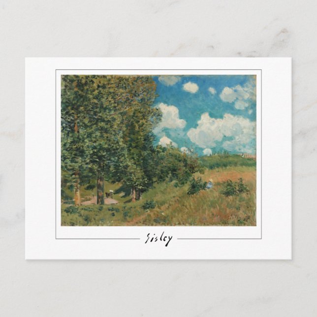 Postal Alfred Sisley #9 - Postcard Bella Artes (Anverso)