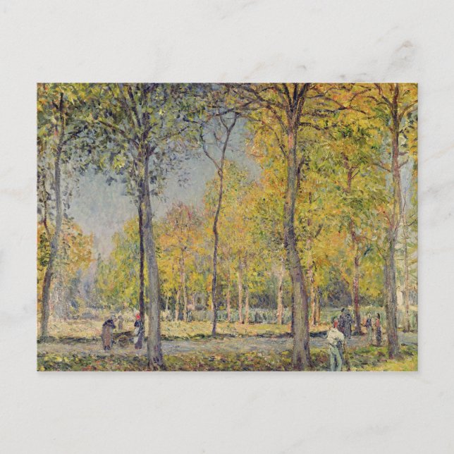 Postal Alfred Sisley el | el Bois de Boulogne (Anverso)