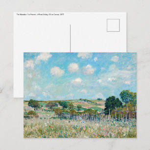 Postal Alfred Sisley - El Prado