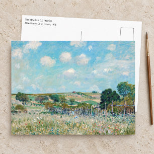 Postal Alfred Sisley - El Prado