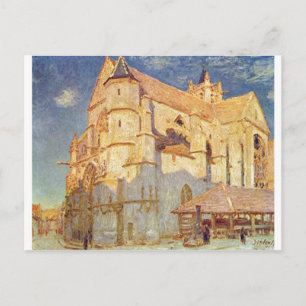 Postal Alfred Sisley - iglesia del aceite de Kirche von