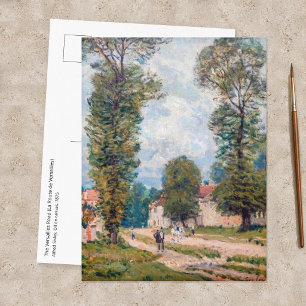 Postal Alfred Sisley - La carretera de Versalles