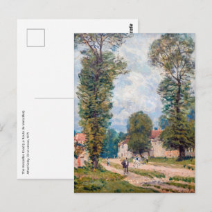 Postal Alfred Sisley - La carretera de Versalles