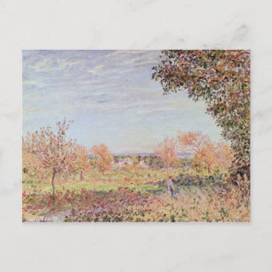 Postal Alfred Sisley   Mañana de septiembre
