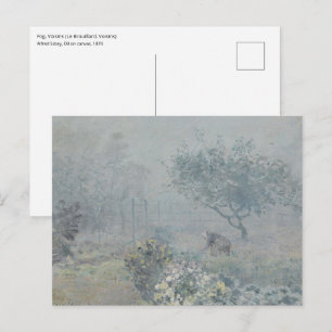 Postal Alfred Sisley - Niebla, Voisins