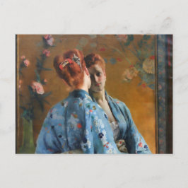 Postal Alfred Stevens, el parisino japonés