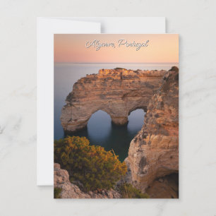 Postal Algarve de texto personalizado, Portugal