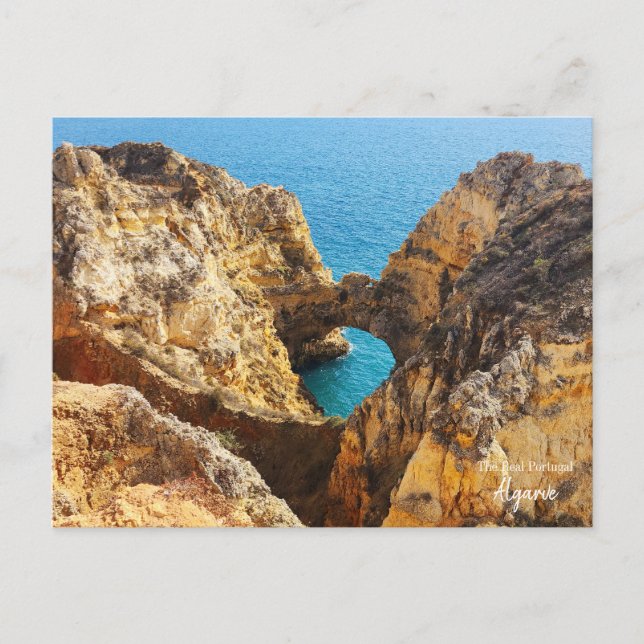 Postal Álgarve escarchado, Portugal (Anverso)