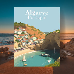 Postal Algarve Portugal Playa Europea De Viajes