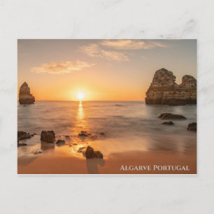 Postal Algarve Portugal Sunset