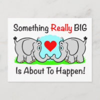 Postal "Algo grande"