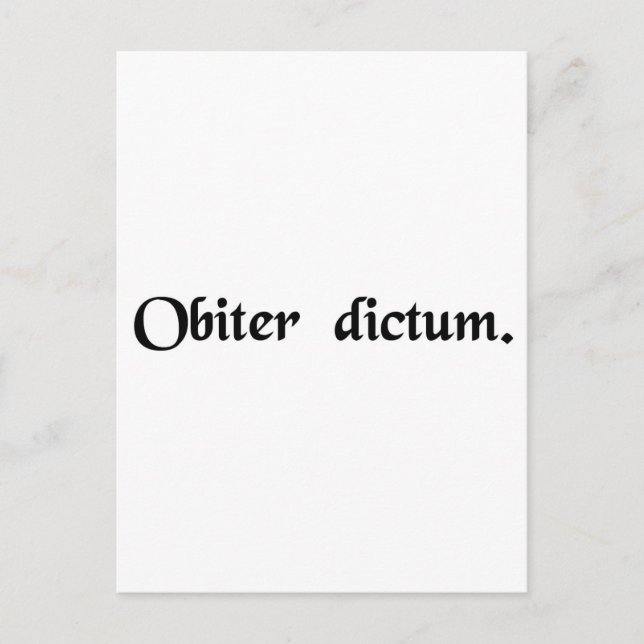 Postal Algo se dijo al pasar. (Anverso)