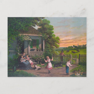 Postal Algodón de cosecha