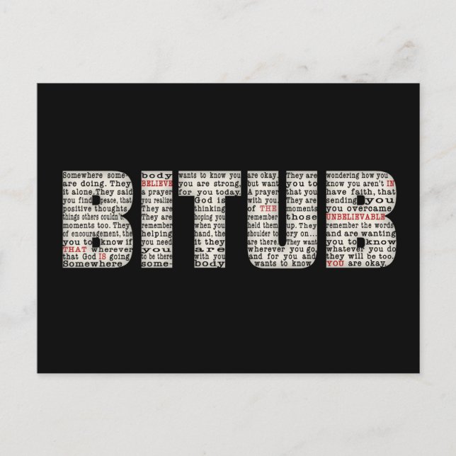 Postal Alguien (BITUB) (Anverso)